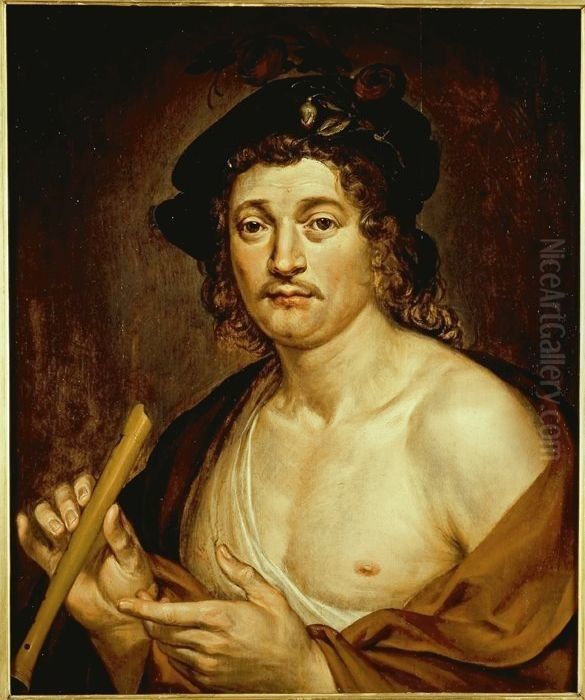 selfportrait of Jacob Lois (?) Oil Painting by Jacob Lois