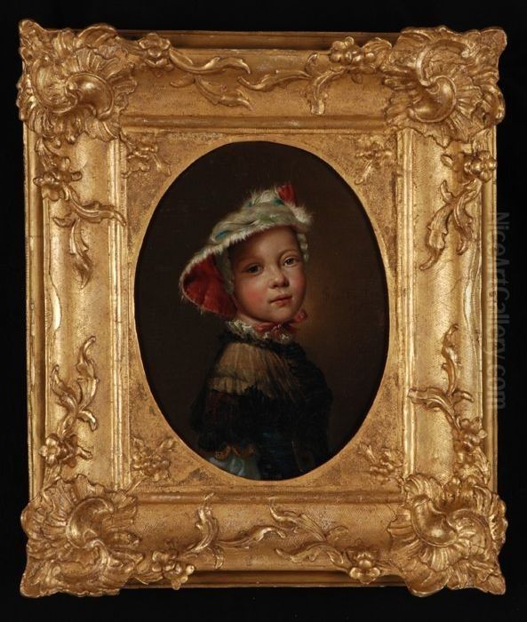 Portret van Jacomina Stolker (1753-1818) Oil Painting by Jan Stolker