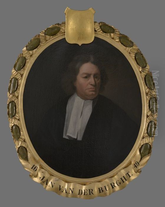 Portret van Jan van der Burght (1613-1688) Oil Painting by Pieter van der Werff