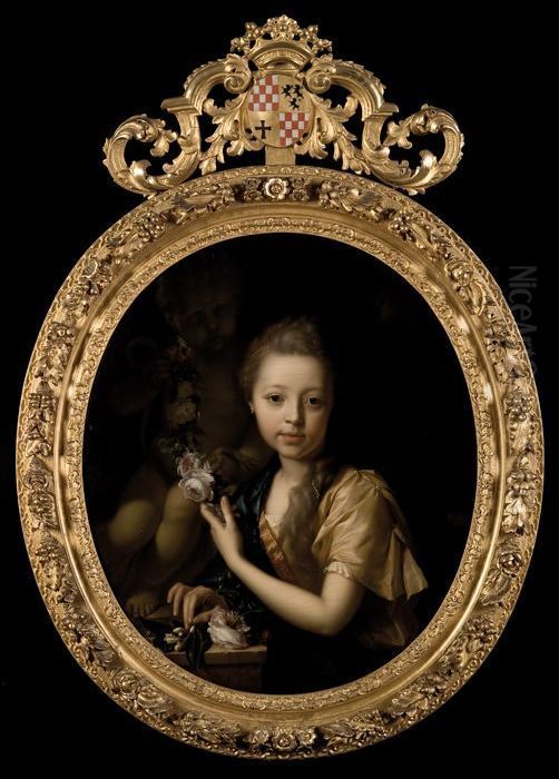 Portret van Maria van der Werff (1692-1731) Oil Painting by Adriaen Van Der Werff