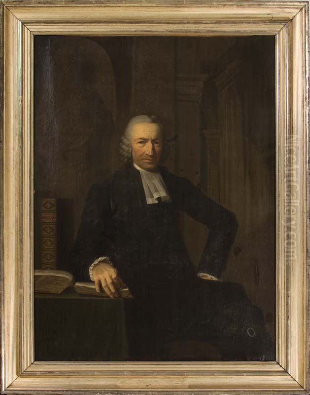 Portrait of P. Wierdsma Oil Painting by Dirk Ploegsma