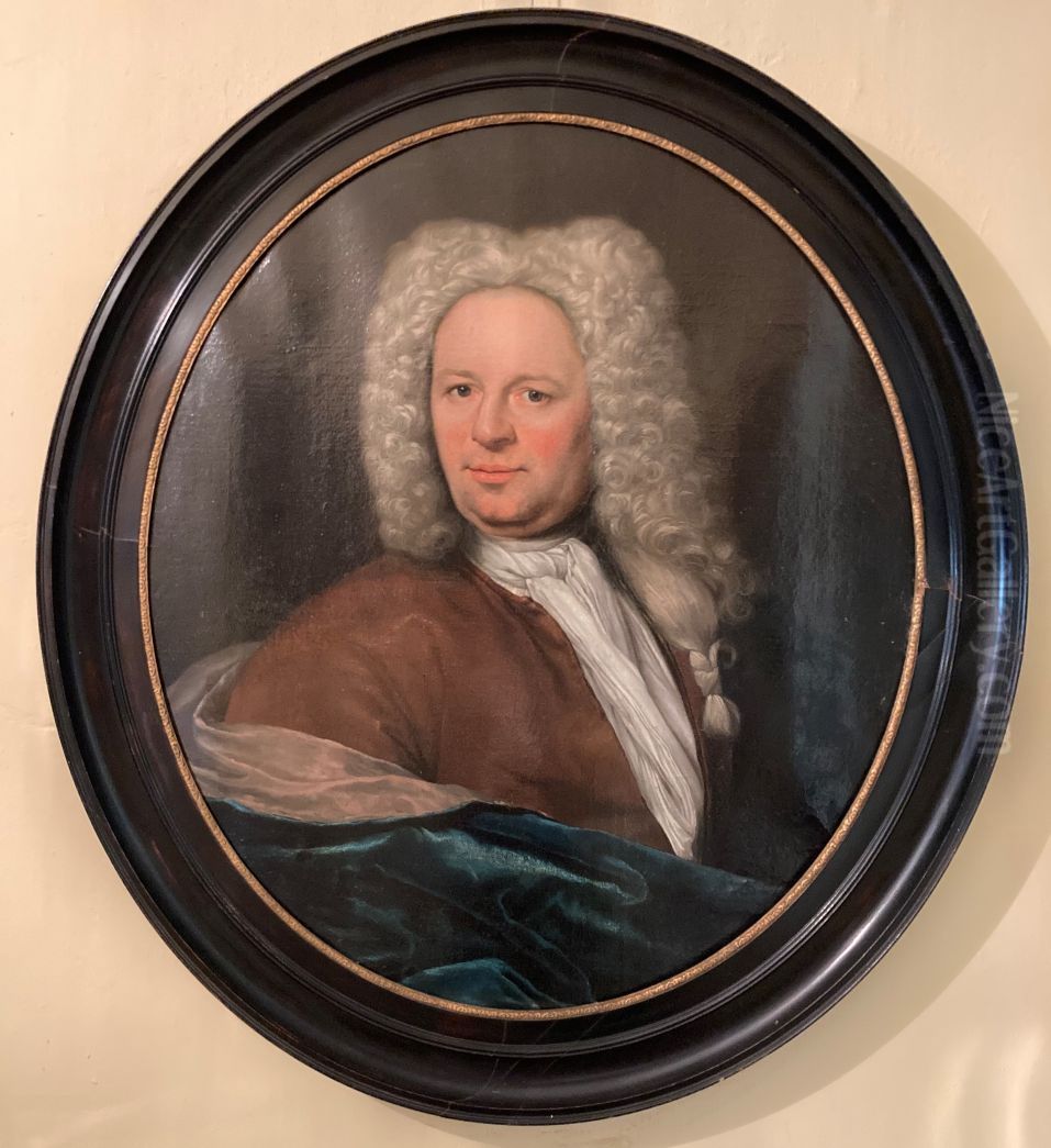 Portret van Lambertes Beckeringh Oil Painting by Jan Abel Wassenbergh I