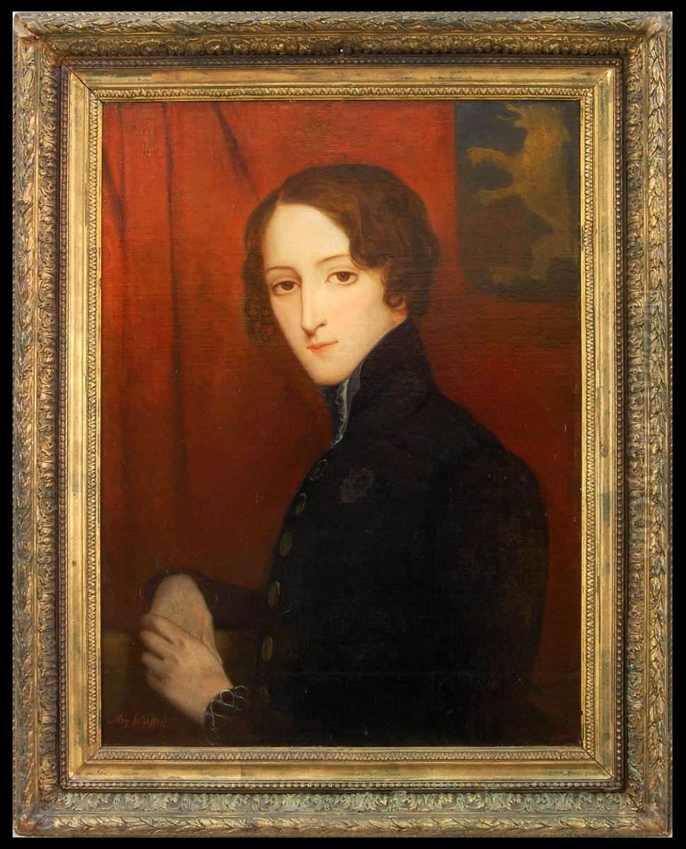 Portret van Charlotte de Charlus Oil Painting by Ary Scheffer