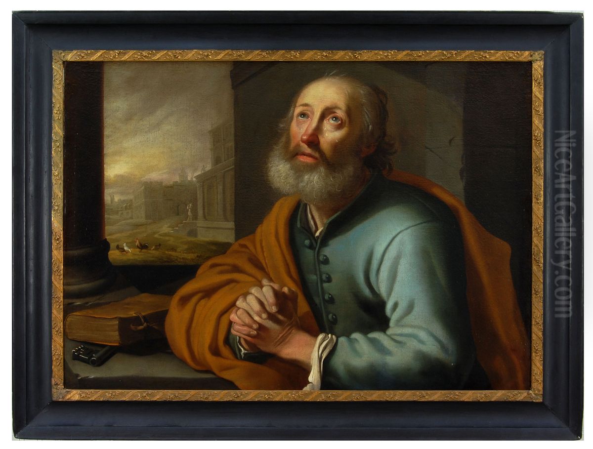 Het berouw van Petrus Oil Painting by Jacob Gerritsz. Cuyp