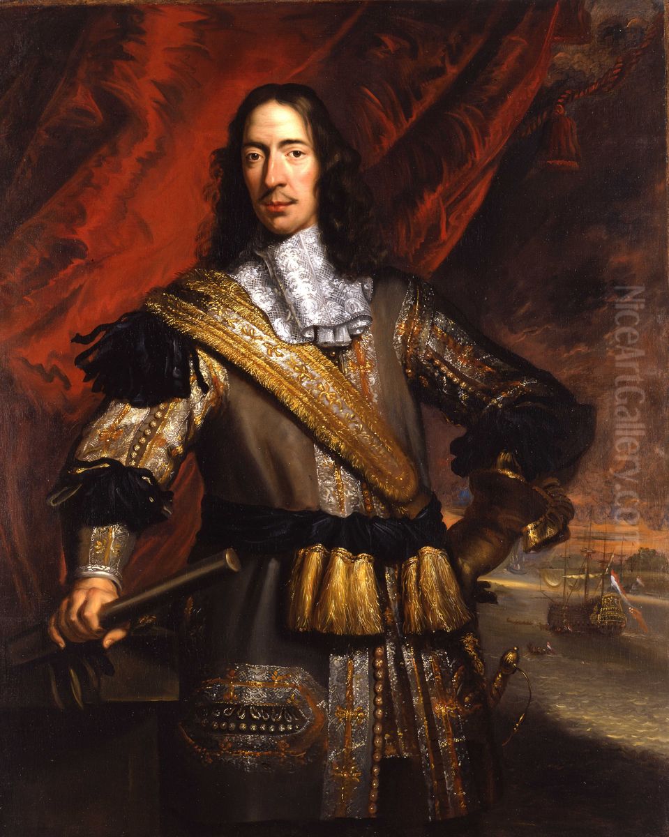 Portret van Cornelis de Witt Oil Painting by Jan de Baen