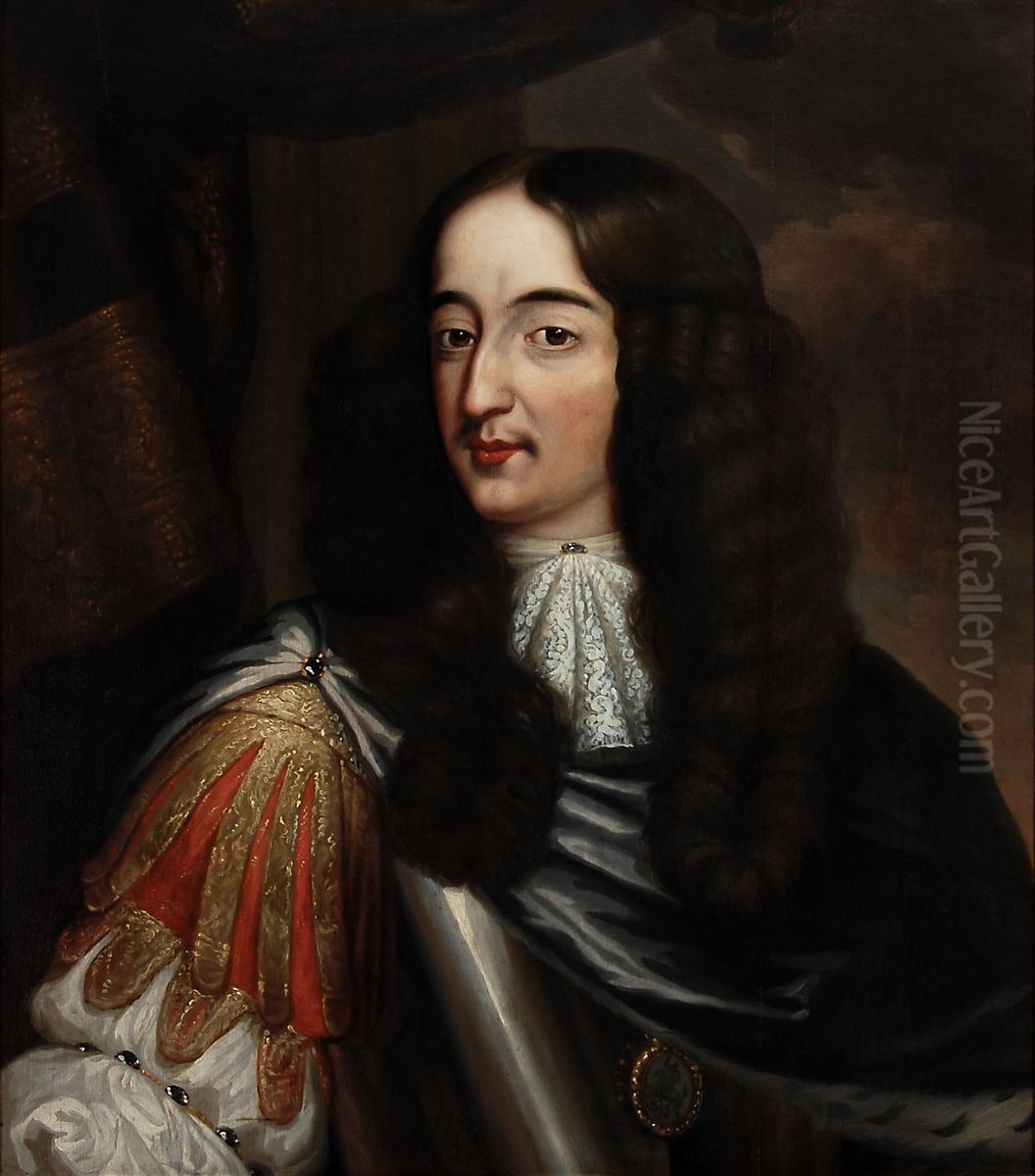 Portrait of Prince William II Oil Painting by Samuel Van Hoogstraten