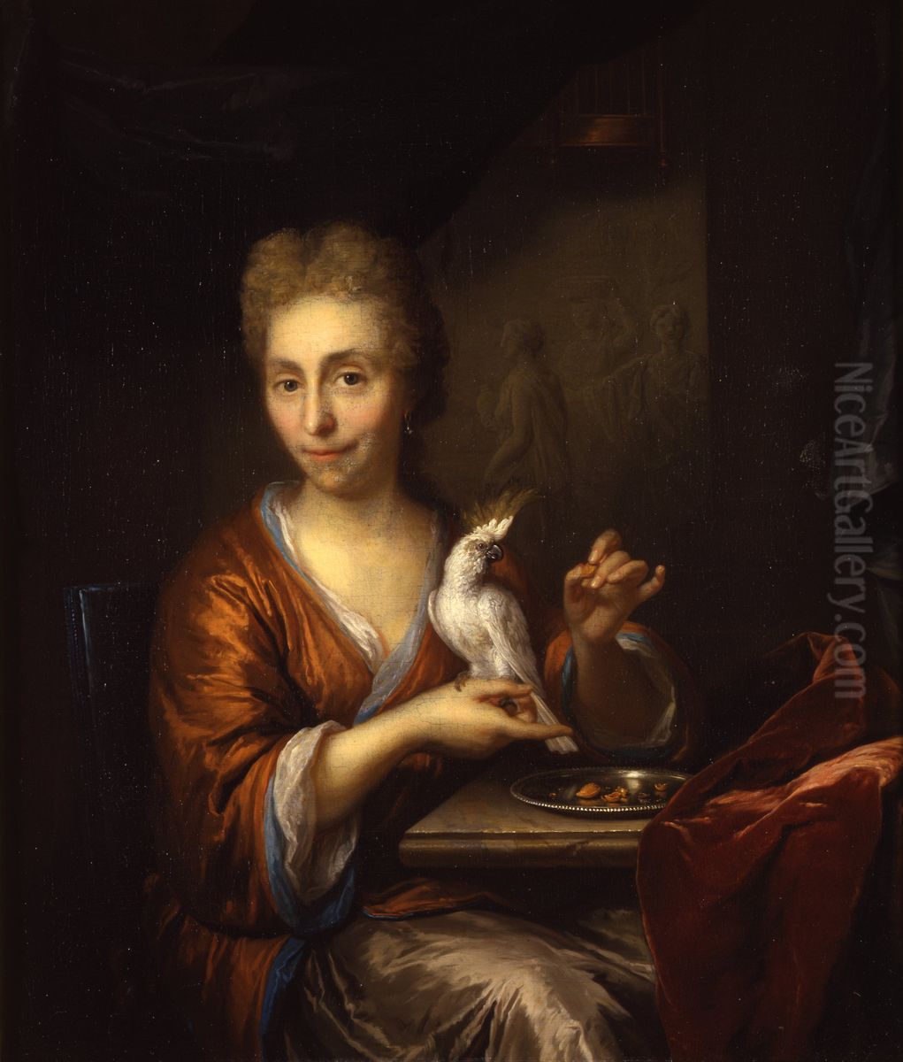 Portrait of an unknown woman Oil Painting by Arnold Boonen