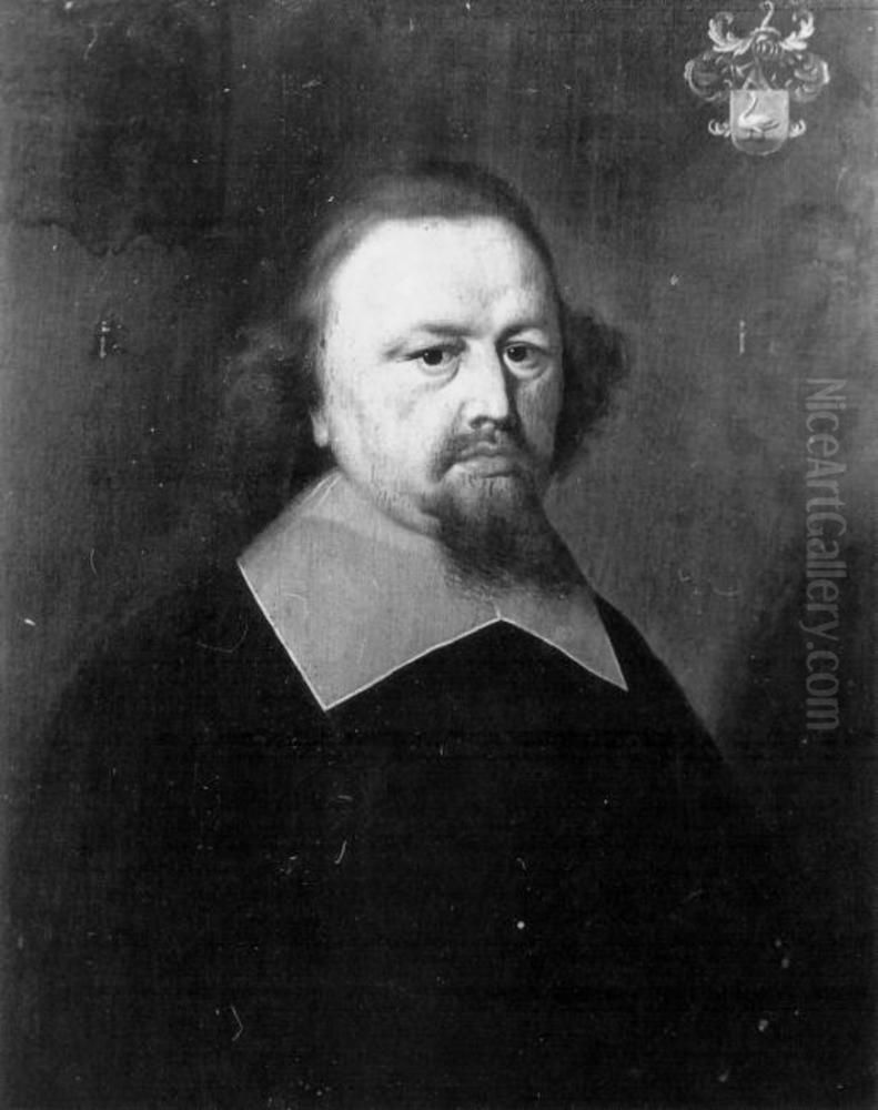 Portrait of Dorck Fogelsangh (1600-1663) Oil Painting by Jan de Stomme