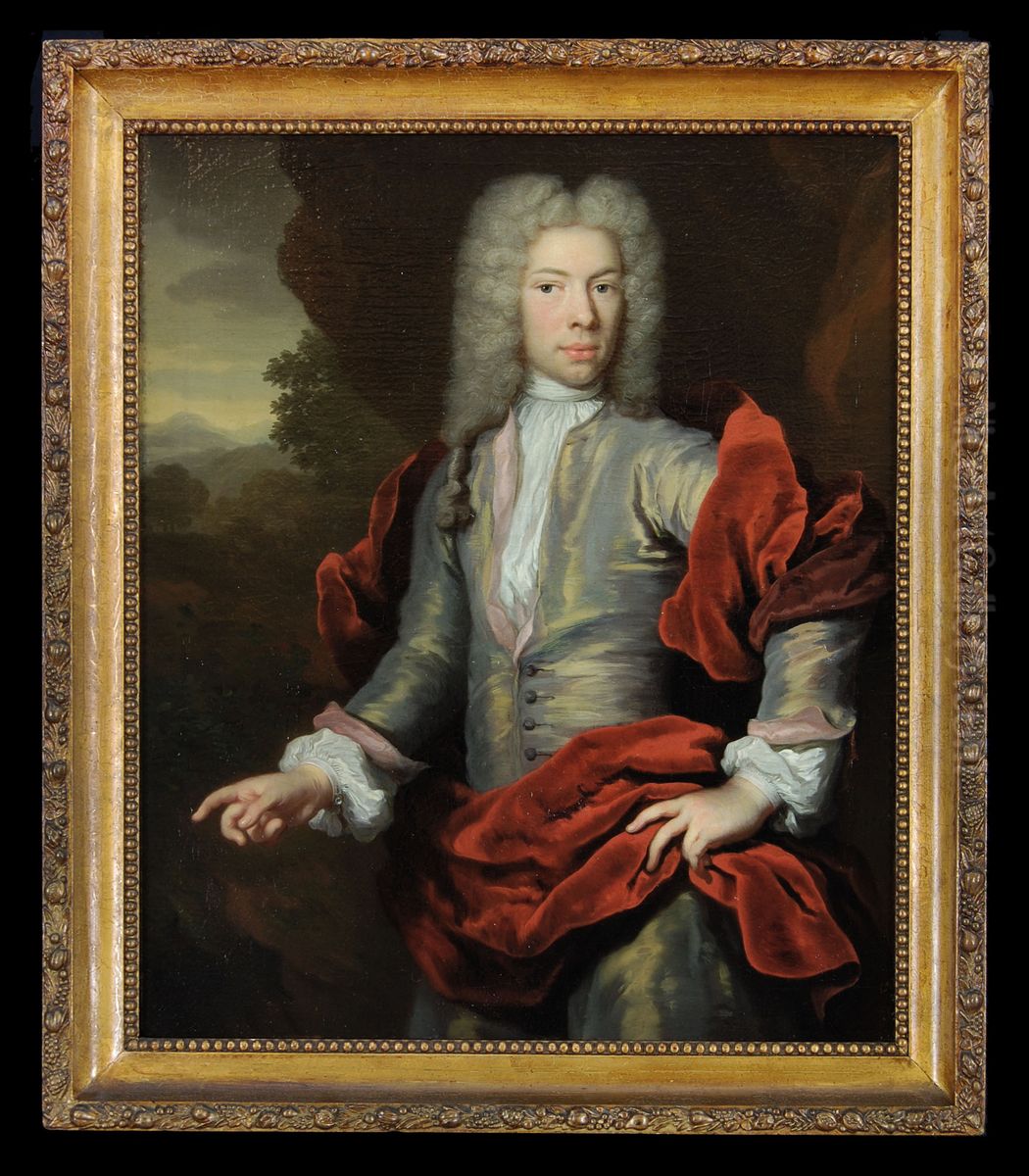 Pieter Calkoen (1705-1747) Oil Painting by Arnold Boonen