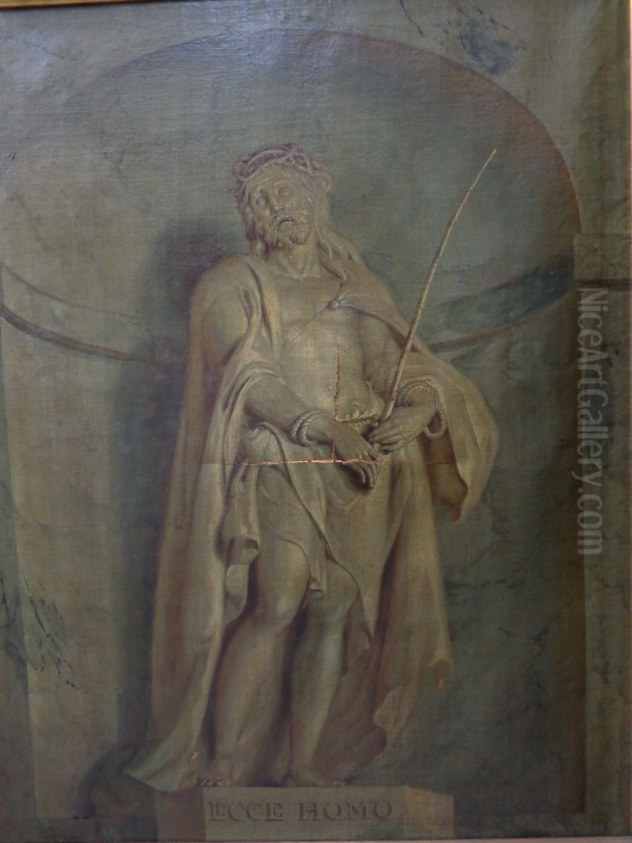 Ecce Homo Oil Painting by Abraham van Strij