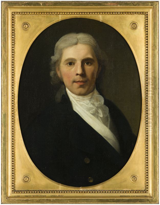 Self-portrait Oil Painting by Taco Scheltema