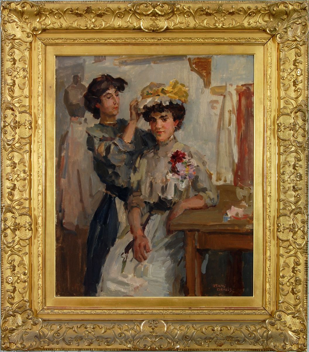 Coiffeur, Ste. Catherine Oil Painting by Isaac Lazarus Israels