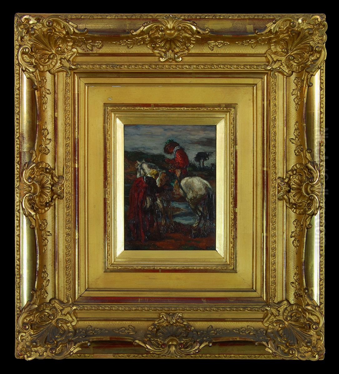 The guide Oil Painting by Johannes Hendricus Jurres