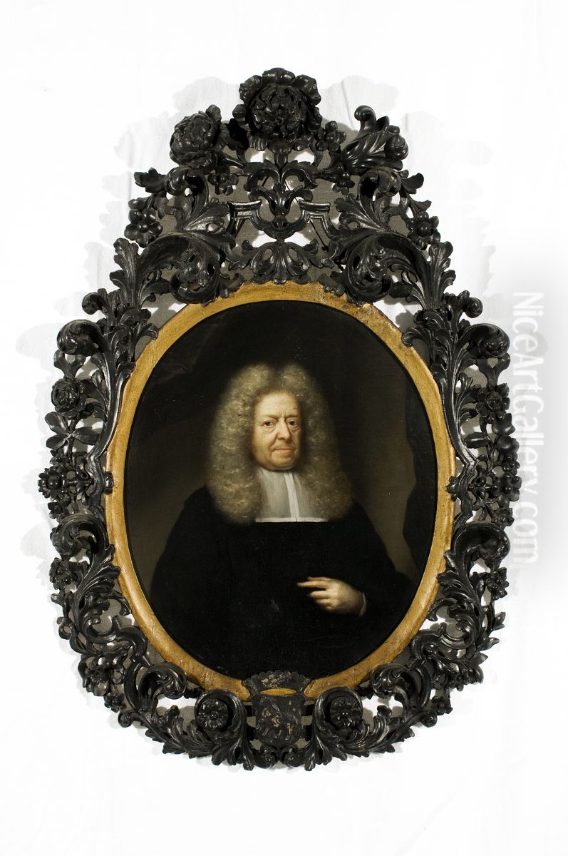 Portret van Mr. Pieter Schaep (1628-1708) Oil Painting by Arnold Boonen