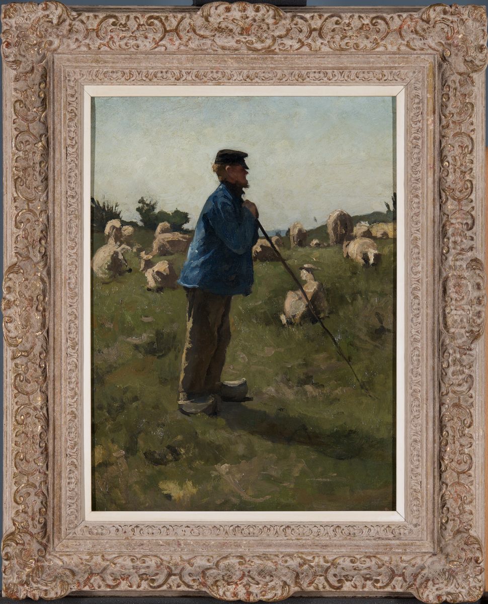 De schaapherder Oil Painting by Willem Witsen