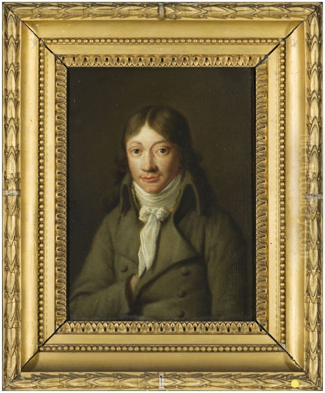 Portrait of Johannes Casper ten Behm Wentholt (1780-1806) Oil Painting by Willem Bartel Van Der Kooi