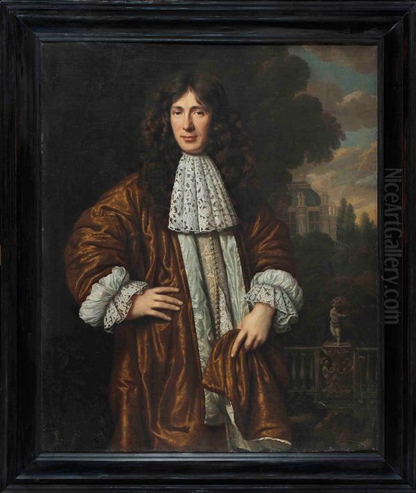 Portret van jonge man Oil Painting by Pieter Nason