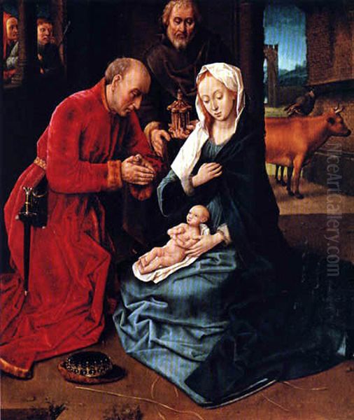 Adoration of the Magi Oil Painting by Hugo Van Der Goes