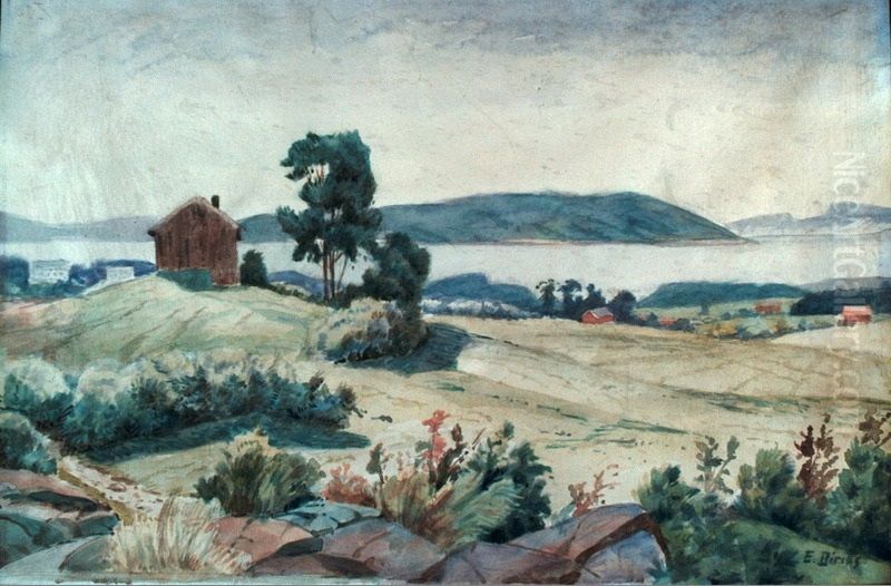 Fra Froensjordene Oil Painting by Karl Edvard Diriks