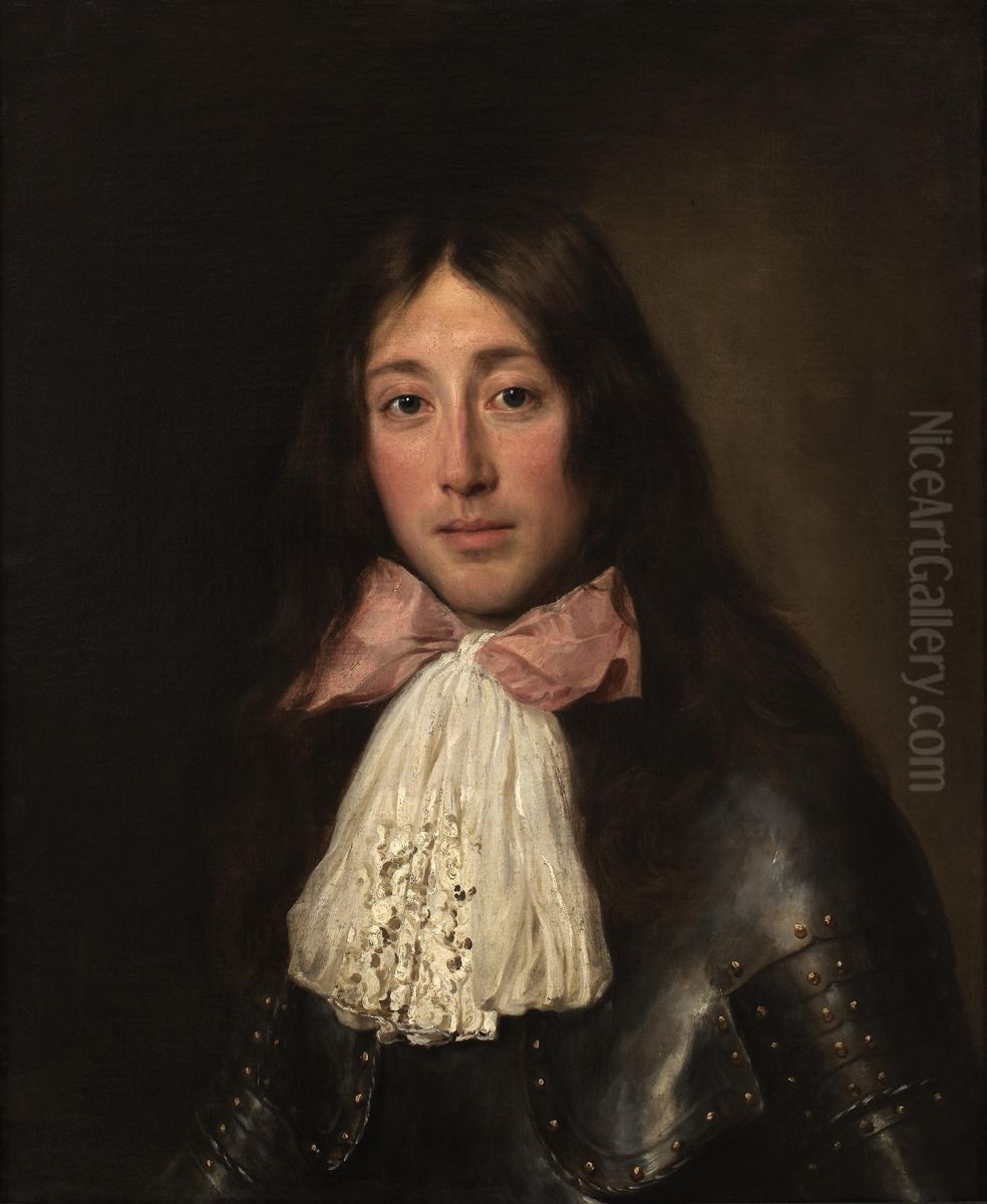 Le Soldat au noeud rose Oil Painting by Jacob Ferdinand Voet