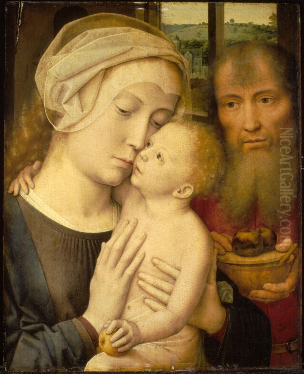 The Holy Family Oil Painting by unknown