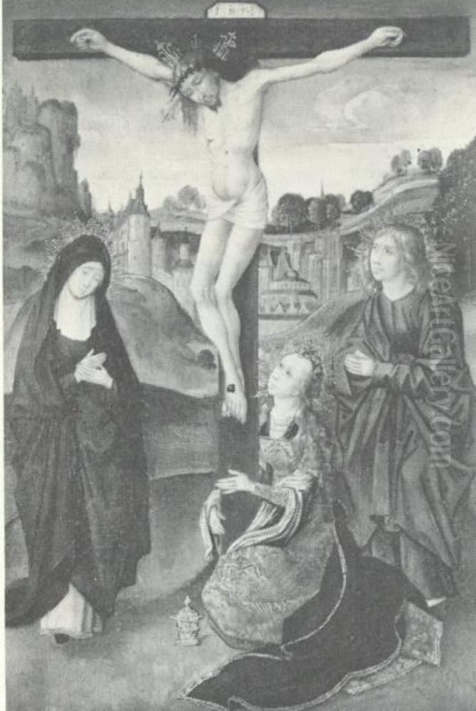 Crucifixion Oil Painting by Cornelis Engebrechtsz.