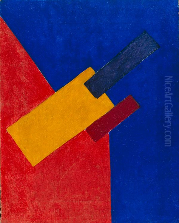 <<Suprematizm>> Oil Painting by Olga Rozanova