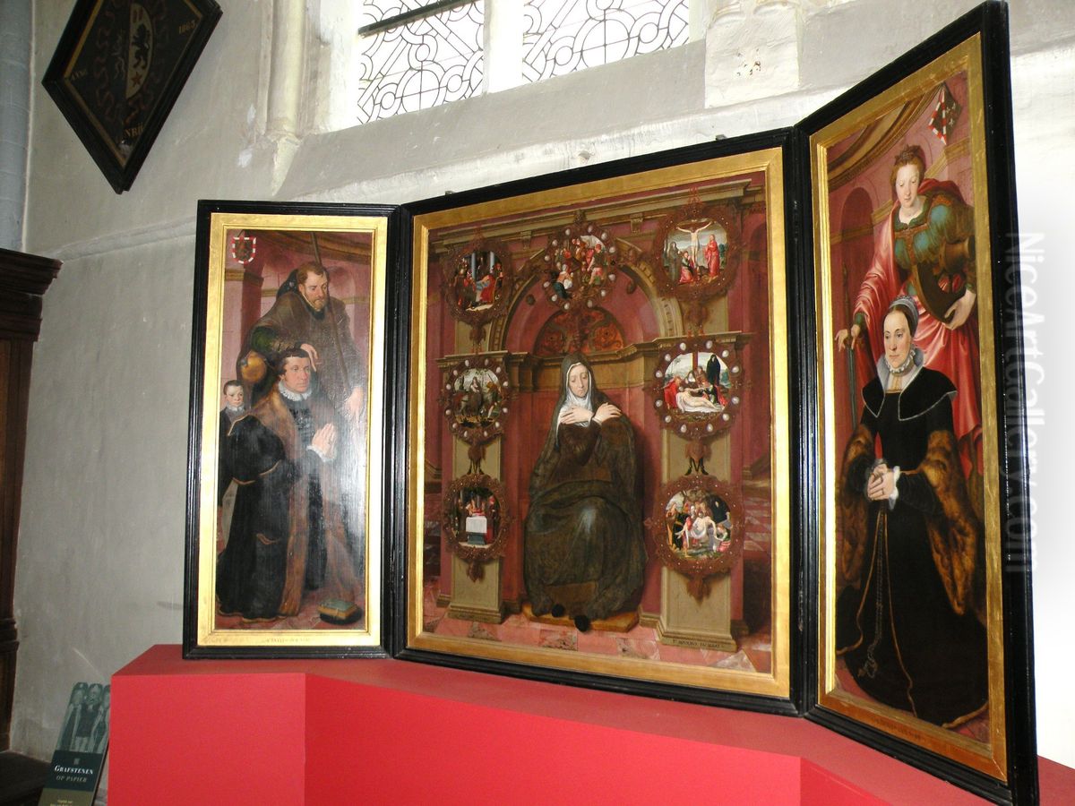 Maria of the Seven Sorrows Oil Painting by Pieter Pourbus