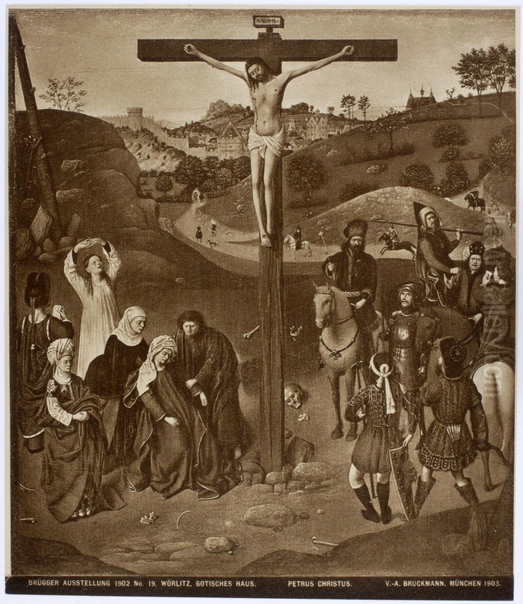 Crucifixion Oil Painting by Petrus Christus