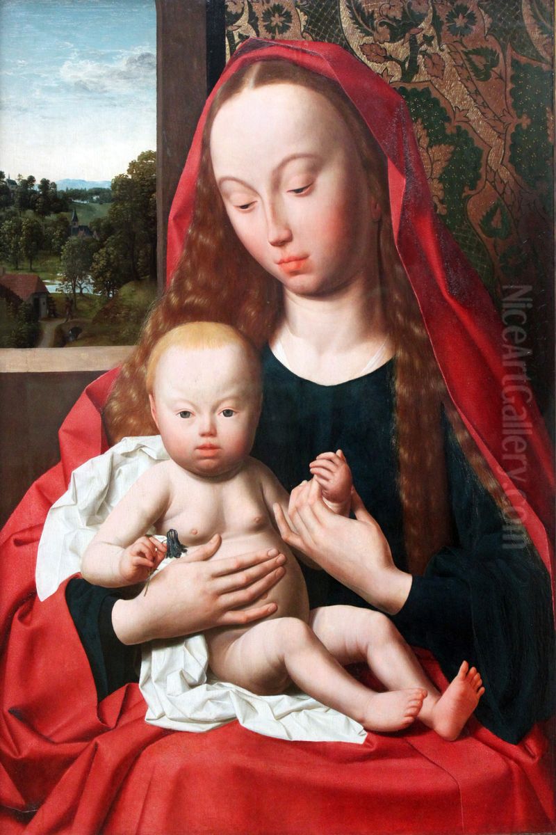 Virgin and Child Oil Painting by Geertgen tot Sint Jans