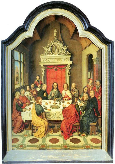 The Last Supper Oil Painting by Aelbrecht Bouts