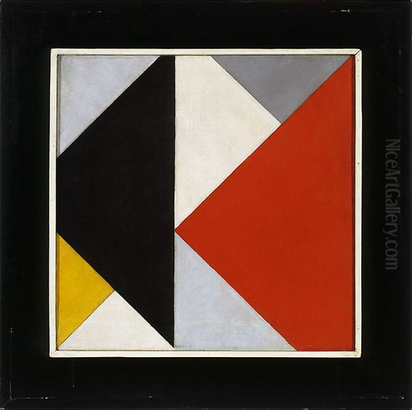 Counter-composition XIII Oil Painting by Theo van Doesburg
