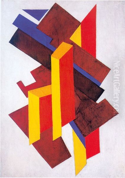 <<Suprematizm>> Oil Painting by Olga Rozanova