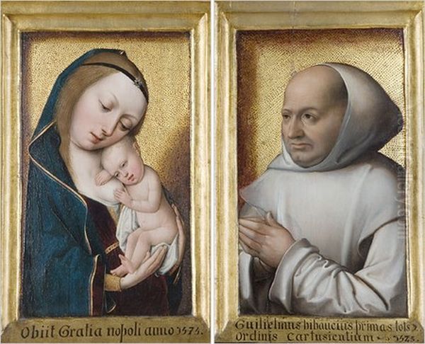 Virgin and Child Oil Painting by Master of the portrait of Willem van Bibaut
