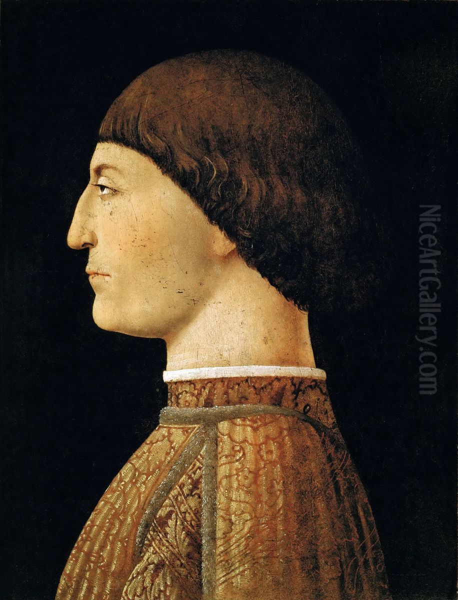 Portrait of Sigismondo Pandolfo Malatesta Oil Painting by Piero della Francesca