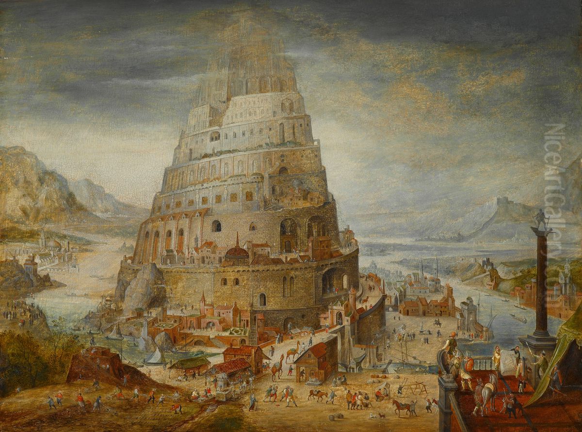 The Tower of Babel Oil Painting by Abel Grimmer