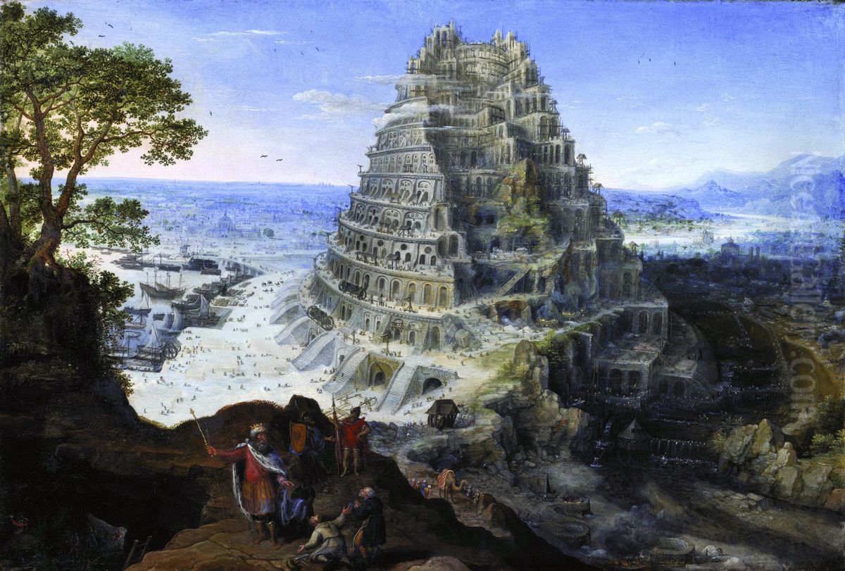 The Tower of Babel Oil Painting by Lucas van Valckenborch