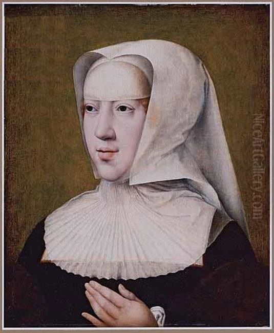 Portrait of Margaret of Austria (1480-1530) Oil Painting by Orley, Bernard van