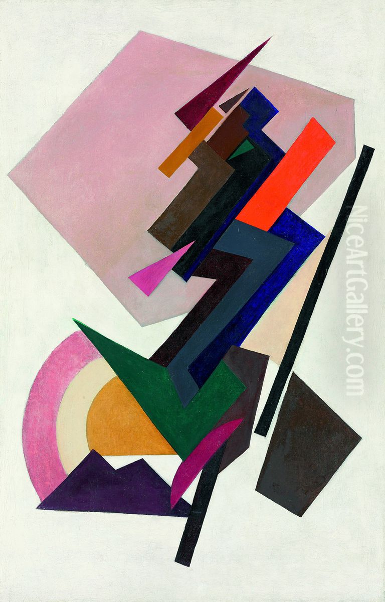 <<Suprematizm>> Oil Painting by Olga Rozanova