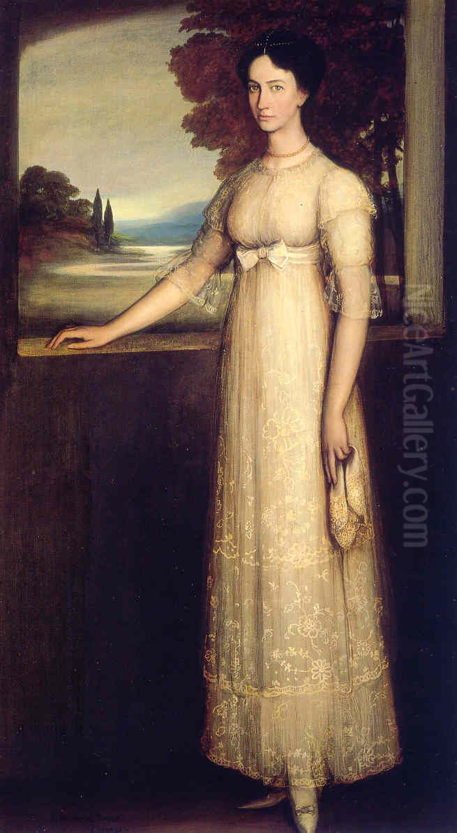 Retrato de Ysolina Gallego Oil Painting by Julio Romero De Torres