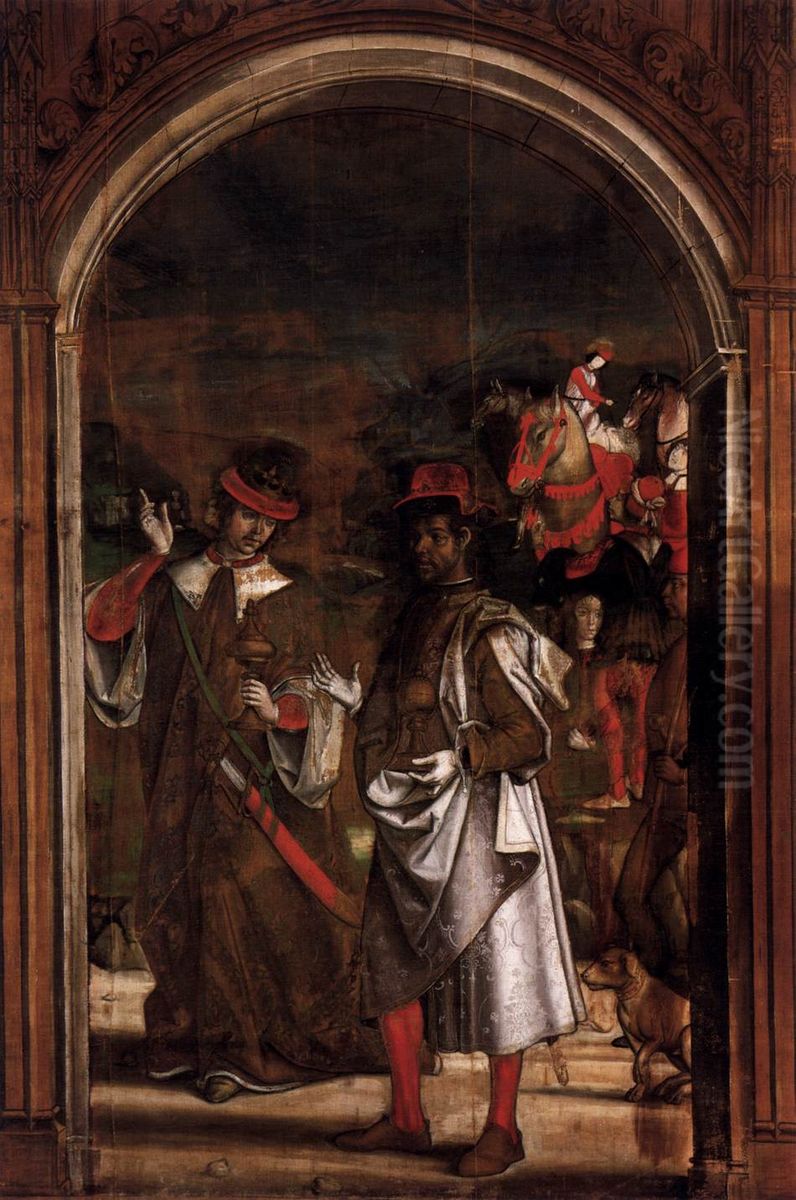 Two Wise Men Oil Painting by Pedro Berruguete