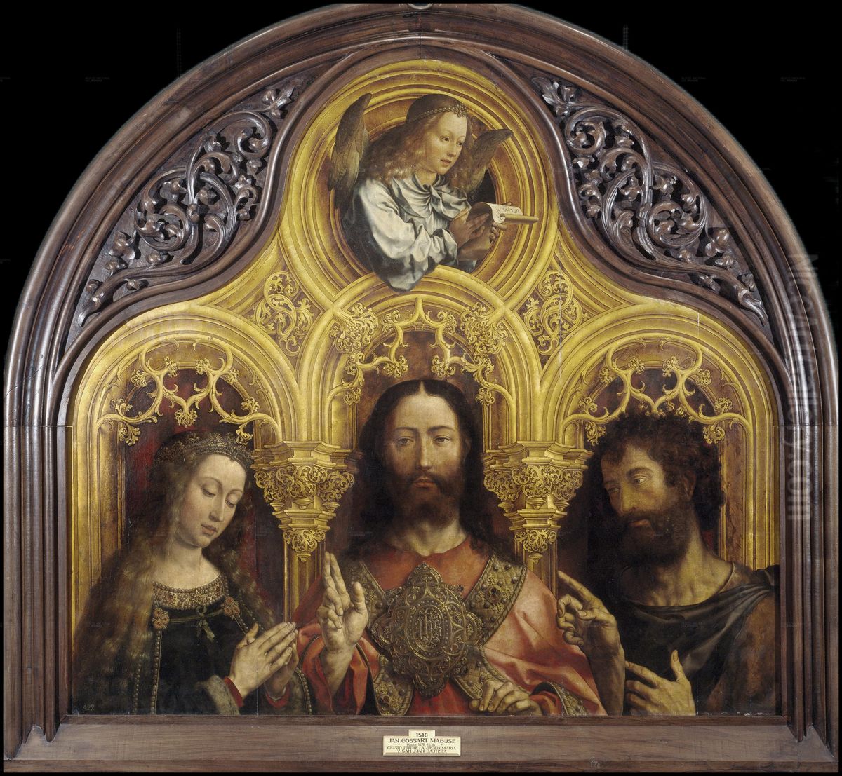 Deesis Oil Painting by Jan Gossaert