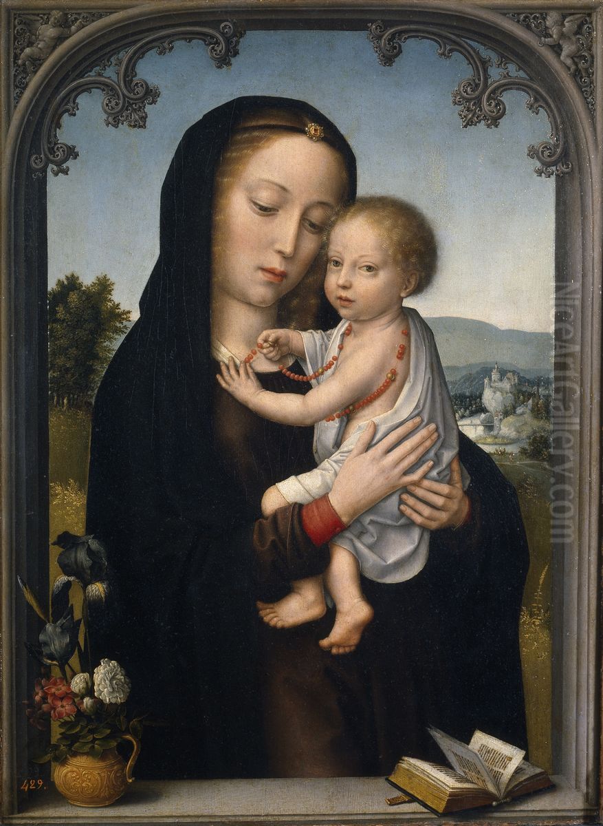 Virgin with Child Oil Painting by Gerard David