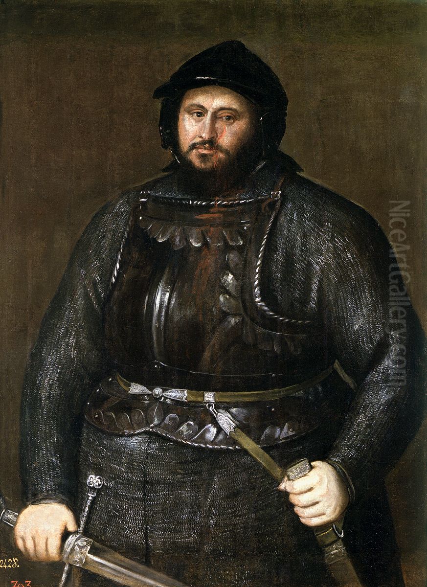John Frederick I, Elector of Saxony Oil Painting by Titian