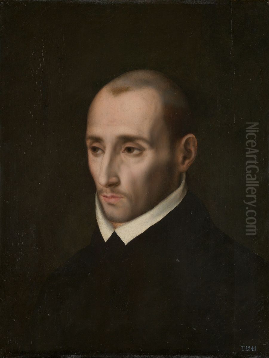 San Juan de Ribera Oil Painting by Luis de Morales
