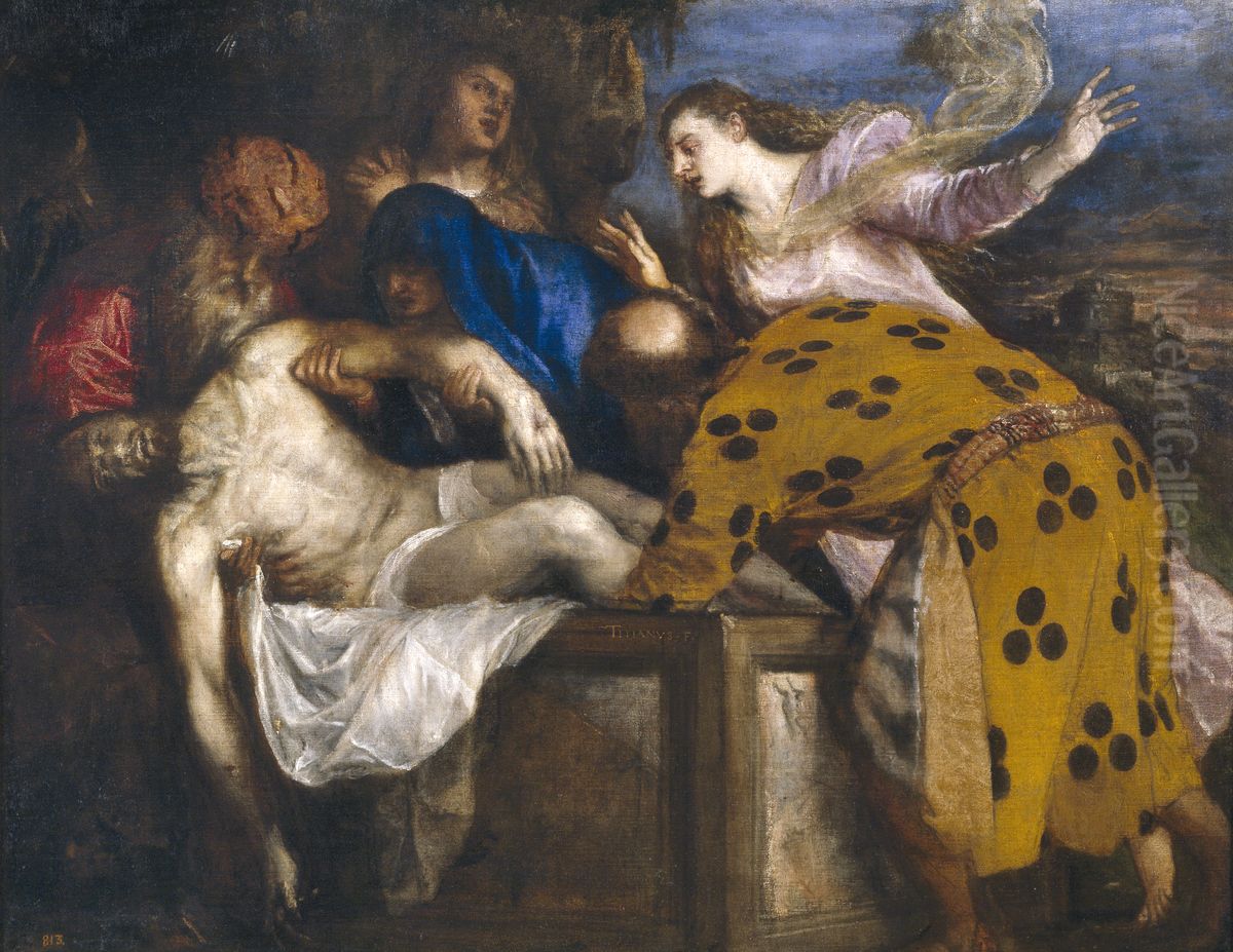 The Burial of Christ Oil Painting by Titian