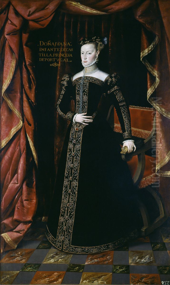 Juana de Austria Oil Painting by Juan Pantoja de la Cruz