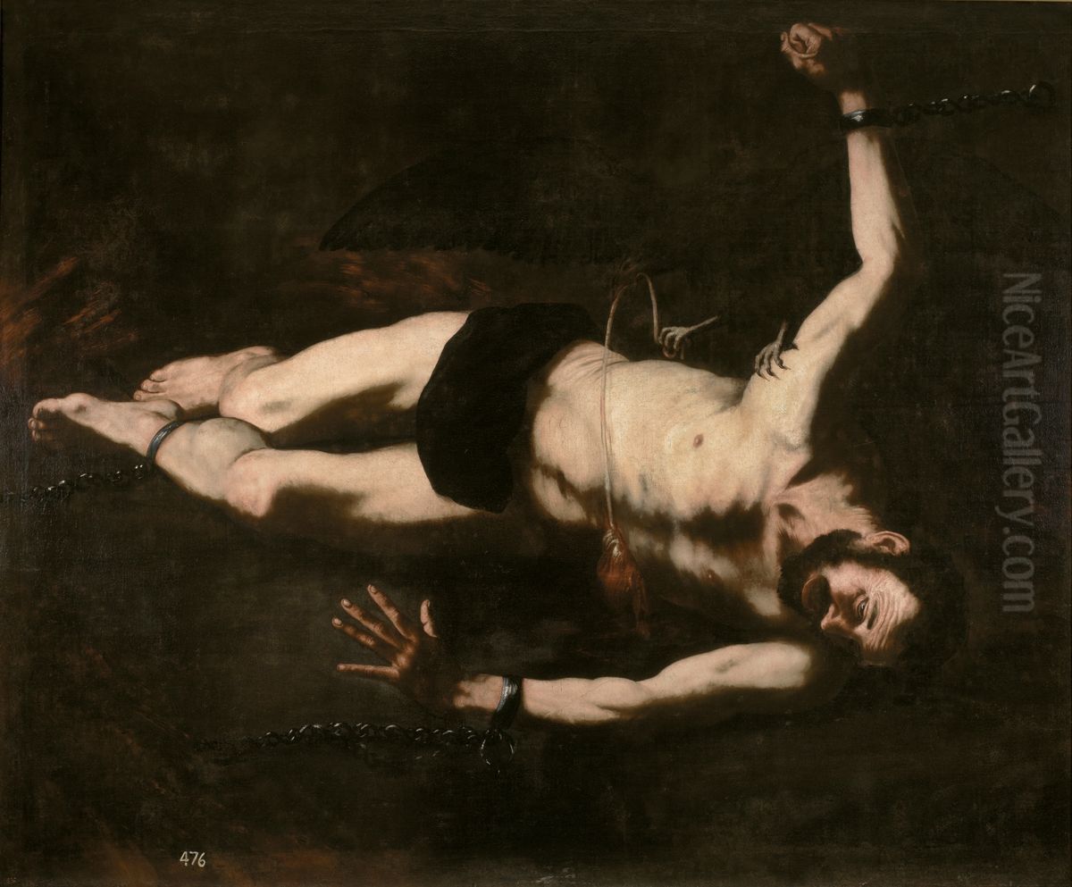 Ticio Oil Painting by Jusepe de Ribera