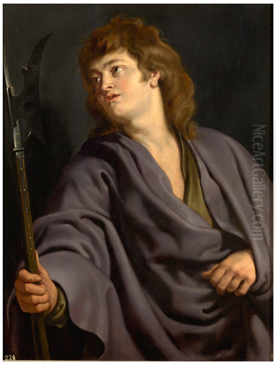 St. Matthew Oil Painting by (studio of) Rubens, Peter Paul