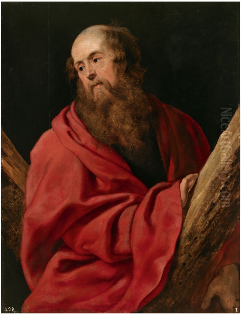 St. Andrew Oil Painting by (studio of) Rubens, Peter Paul